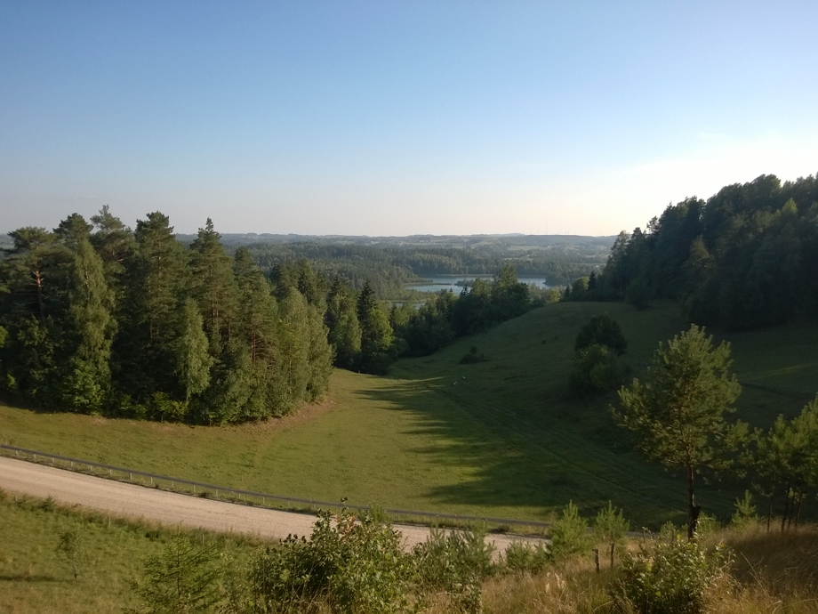 Suwalski PK, widok na jezioro Jaczno