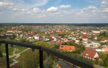Widok na Gołdap z wieży ciśnień