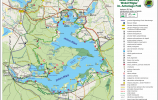 mapa zielonego szlaku Wok&oacute;ł Wigier